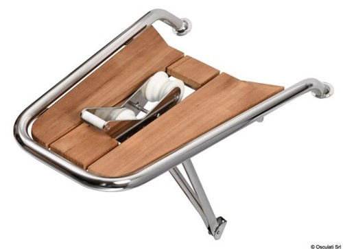 Delfiniera inox teak con - inox/teak,