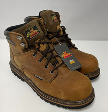 Stivali da lavoro Thorogood serie V impermeabili 6" Crazy Horse punta composita uomo 11-W