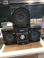 Sistema Hi-Fi Sony MHC-EC909iP con 3 altoparlanti AM/FM/CD/iPod/iPhone testato e funzionante