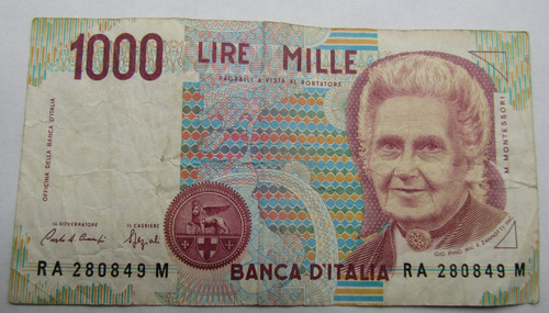 Italy 1000 lire 1990 - italy,,