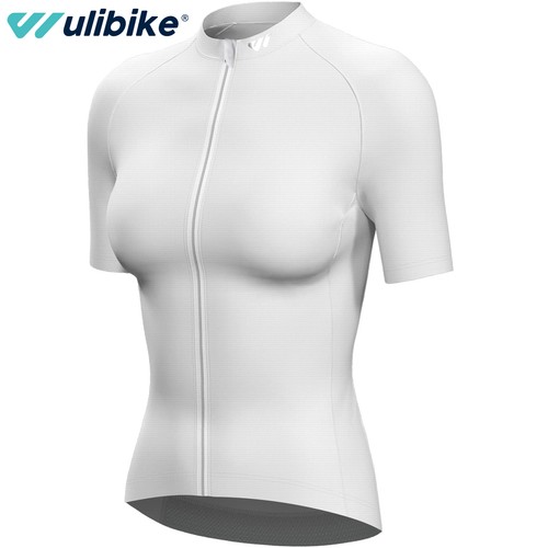 Maglia ciclismo donna bianca