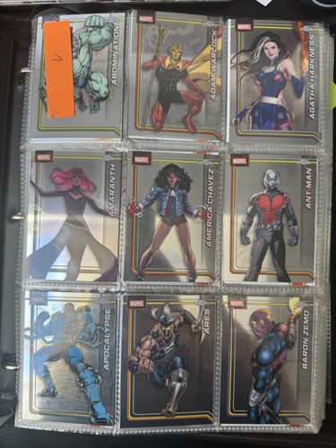 Scheda base topps marvel - base,