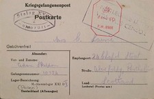 POW scozzese Skeldon Stalag XXI - Aberfeldy seconda guerra mondiale 1942 censore storia postale C27