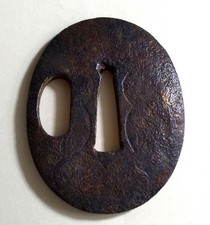 TSUBA Iron Tsuba Hand Guard