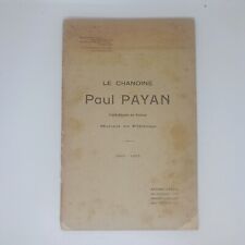 *Le chanoine Paul Payan