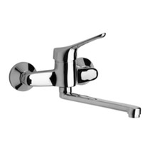 PIRALLA RUBINETTO MISCELATORE A MURO LAVELLO CUCINA PARETE CLASSICO ARIEL