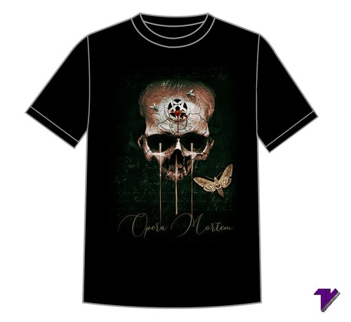 Opera mortem skull shirt - skull, t-shirt
