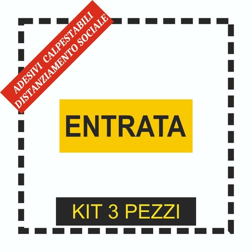 Adesivo calpestabile entrata - adesivo,