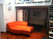 Divanetto con pouf - Chaise Longue componibile in alcantara