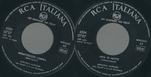 Disco giri miranda - 45,