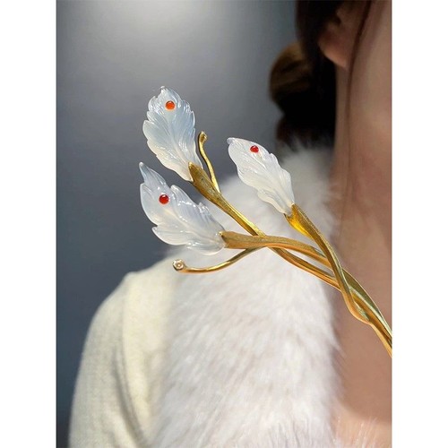 Forcina per capelli - , placcata