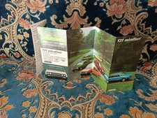 FIAT 131 MIRAFIORI - RARO DEPLIANT PUBBLICITARIO ANNI 70