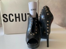 Scarpe SHUTZ nere tacco 14