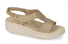 Sandalo donna valleverde beige