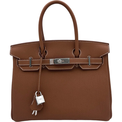 Hermes birkin gold - gold, togo