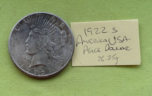 1922 silver usa american - silver,