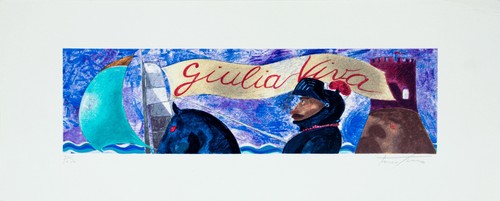 Pino procopio serigrafia su - serigrafia,