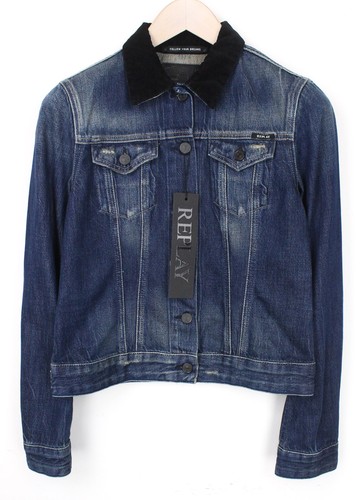 Replay giacca jeans donna - donna, s
