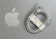 Cavo di ricarica tessuto originale Apple da Lightning a USB-C NUOVO. argento