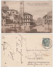 VENEZIA - IL CANAL GRANDE CON LA CHIESA DI S. GEREMIA E CANNAREGIO -30098-