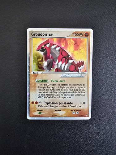 Carte pokémon groudon - pokémon,