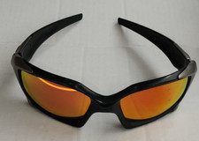 Occhiali da sole Oakley Elite Pit Boss 03-303 nero opaco/titanio con lenti A/M in rubino