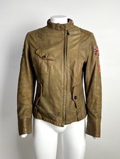 Giacca in vera pelle Donna J&G Giacca in vera pelle con Patch sulle maniche