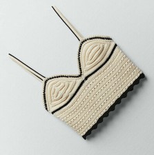 Zara maglia uncinetto top - zara,
