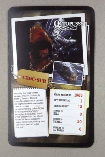Card james bond 007 - bond, gadget