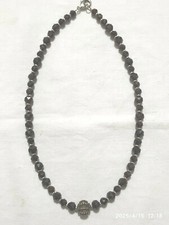 COLLANA GRANATI ANTICHI SFACCETTATI  BIJOUX GIOIELLO VINTAGE IDEA REGALO