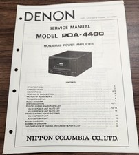 Denon POA-4400 Amplificatore