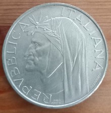 Moneta 500 lire - , dante