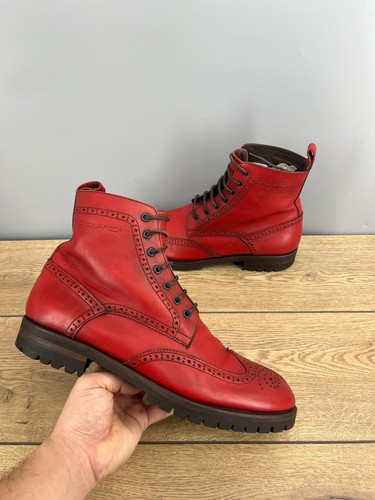 Stivali dsquared2 pelle rosso - pelle,