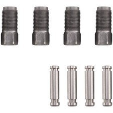 2X(4Set Car Martinetto Idraulico Orizzontale Accessori Pompa Olio Cilindro 7599