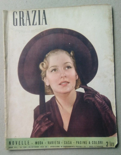 Rivista grazia 1942 moda - rivista,