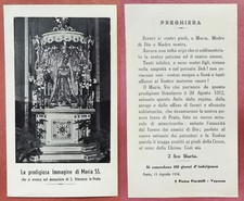 Santino Holy Card 1958: Maria Santissima - Prato