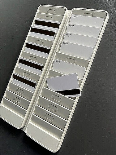 Clocking swipe card - -, rack