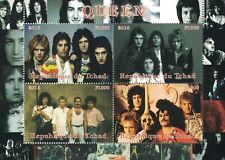 FOGLIO FRANCOBOLLO REGINA FREDDIE MERCURY BRIAN MAGGIO 2014 MNH