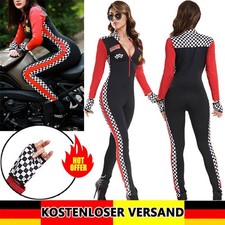 Costume pilota tuta donna nera