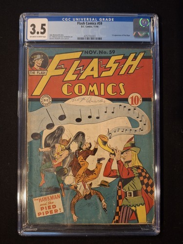 Flash comics cgc 5 dc - flash,