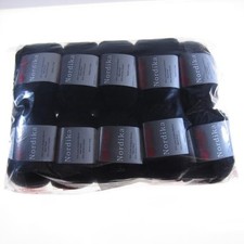 GOMITOLI LANA MERINO/ACRILICO NERO FERRI 5.5/6.5 500g NORDIKA COL.800