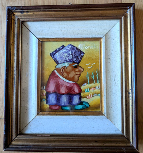 Olio masonite antonio donati - olio,