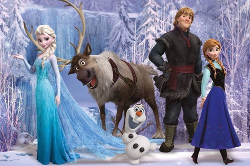Cialda frozen decorazione - frozen,