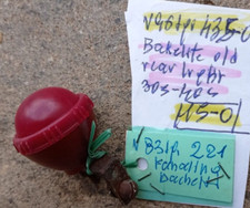 FANALE POSTERIORE ELETTRICO BICI BACHELITE ANNI 30 - 40 FANALINO ANTICO