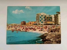 Puglia vecchia cartolina Gallipoli - Lido Piccolo e Palazzo Bellavista non viag.