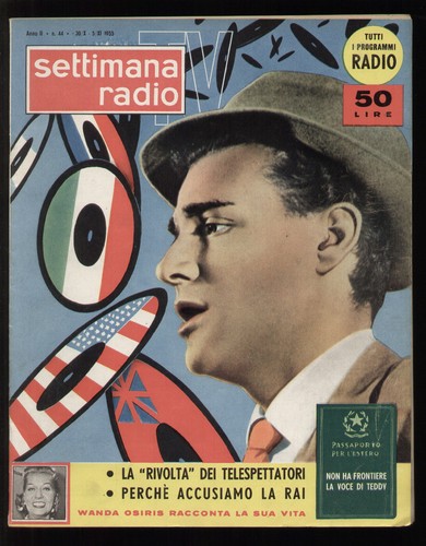 Settimana radio 1955 - radio, tv