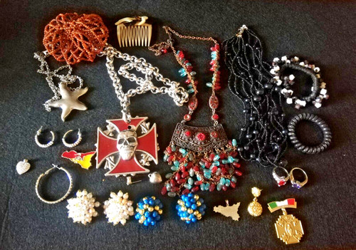 Lotto bigiotteria vintage - lotto,