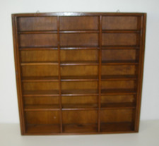 BACHECA espositore porta modellini - in legno misura cm 7x38x38