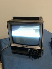 Piccola TV Sony Portatile 9-51UET Con Cover Originale Sony Vintage 9 Pollici