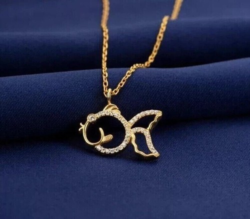 Ciondolo donna pesce - , diamante